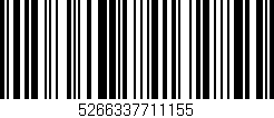 Código de barras (EAN, GTIN, SKU, ISBN): '5266337711155'