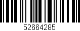Código de barras (EAN, GTIN, SKU, ISBN): '52664285'