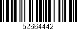 Código de barras (EAN, GTIN, SKU, ISBN): '52664442'