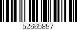Código de barras (EAN, GTIN, SKU, ISBN): '52665897'