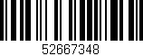 Código de barras (EAN, GTIN, SKU, ISBN): '52667348'