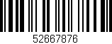 Código de barras (EAN, GTIN, SKU, ISBN): '52667876'