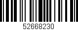 Código de barras (EAN, GTIN, SKU, ISBN): '52668230'