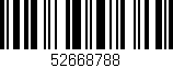 Código de barras (EAN, GTIN, SKU, ISBN): '52668788'