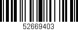 Código de barras (EAN, GTIN, SKU, ISBN): '52669403'