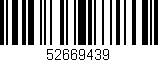 Código de barras (EAN, GTIN, SKU, ISBN): '52669439'