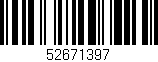Código de barras (EAN, GTIN, SKU, ISBN): '52671397'