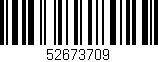 Código de barras (EAN, GTIN, SKU, ISBN): '52673709'