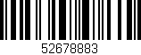 Código de barras (EAN, GTIN, SKU, ISBN): '52678883'