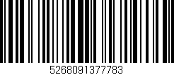 Código de barras (EAN, GTIN, SKU, ISBN): '5268091377783'