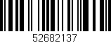 Código de barras (EAN, GTIN, SKU, ISBN): '52682137'