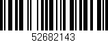 Código de barras (EAN, GTIN, SKU, ISBN): '52682143'