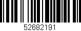 Código de barras (EAN, GTIN, SKU, ISBN): '52682191'