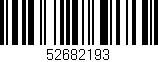 Código de barras (EAN, GTIN, SKU, ISBN): '52682193'