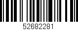 Código de barras (EAN, GTIN, SKU, ISBN): '52682281'