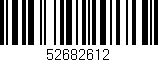 Código de barras (EAN, GTIN, SKU, ISBN): '52682612'