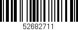 Código de barras (EAN, GTIN, SKU, ISBN): '52682711'