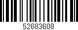 Código de barras (EAN, GTIN, SKU, ISBN): '52683608'