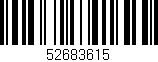 Código de barras (EAN, GTIN, SKU, ISBN): '52683615'