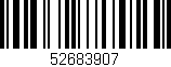 Código de barras (EAN, GTIN, SKU, ISBN): '52683907'