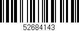 Código de barras (EAN, GTIN, SKU, ISBN): '52684143'