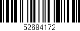 Código de barras (EAN, GTIN, SKU, ISBN): '52684172'