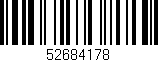 Código de barras (EAN, GTIN, SKU, ISBN): '52684178'