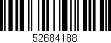 Código de barras (EAN, GTIN, SKU, ISBN): '52684188'