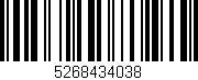 Código de barras (EAN, GTIN, SKU, ISBN): '5268434038'