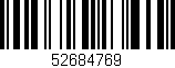 Código de barras (EAN, GTIN, SKU, ISBN): '52684769'