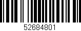 Código de barras (EAN, GTIN, SKU, ISBN): '52684801'