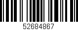 Código de barras (EAN, GTIN, SKU, ISBN): '52684867'