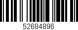Código de barras (EAN, GTIN, SKU, ISBN): '52684896'