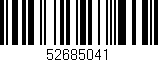 Código de barras (EAN, GTIN, SKU, ISBN): '52685041'
