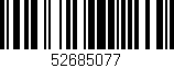 Código de barras (EAN, GTIN, SKU, ISBN): '52685077'