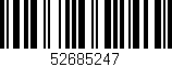 Código de barras (EAN, GTIN, SKU, ISBN): '52685247'