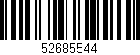 Código de barras (EAN, GTIN, SKU, ISBN): '52685544'