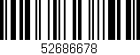 Código de barras (EAN, GTIN, SKU, ISBN): '52686678'