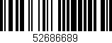 Código de barras (EAN, GTIN, SKU, ISBN): '52686689'