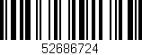 Código de barras (EAN, GTIN, SKU, ISBN): '52686724'