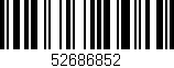 Código de barras (EAN, GTIN, SKU, ISBN): '52686852'