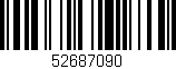 Código de barras (EAN, GTIN, SKU, ISBN): '52687090'
