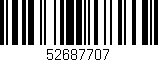 Código de barras (EAN, GTIN, SKU, ISBN): '52687707'