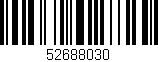 Código de barras (EAN, GTIN, SKU, ISBN): '52688030'