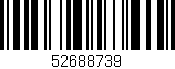 Código de barras (EAN, GTIN, SKU, ISBN): '52688739'