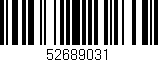 Código de barras (EAN, GTIN, SKU, ISBN): '52689031'