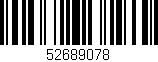 Código de barras (EAN, GTIN, SKU, ISBN): '52689078'