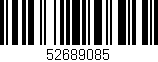 Código de barras (EAN, GTIN, SKU, ISBN): '52689085'