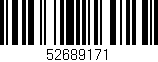 Código de barras (EAN, GTIN, SKU, ISBN): '52689171'