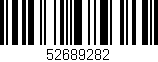 Código de barras (EAN, GTIN, SKU, ISBN): '52689282'